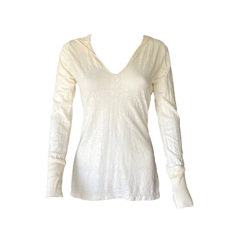 prana sheer minimalist burnout top